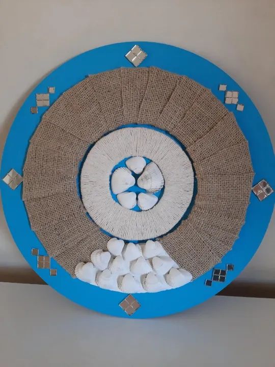 Quadro redondo - Mandala artesanal - Foto 6