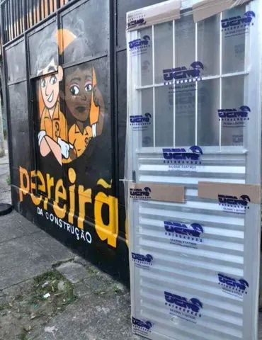 Porta Meia Chapa Alumínio Tradicional 