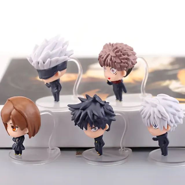 Kit com 05 bonecos Miniatura, Jujutsu Kaisen, action figure - Foto 3