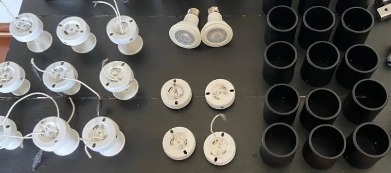 Kit 19 Plafon Orion PAR16 Ø59x70mm Acend, 9 Lâmpadas LED Gu10 e 13 Soquetes - Foto 3