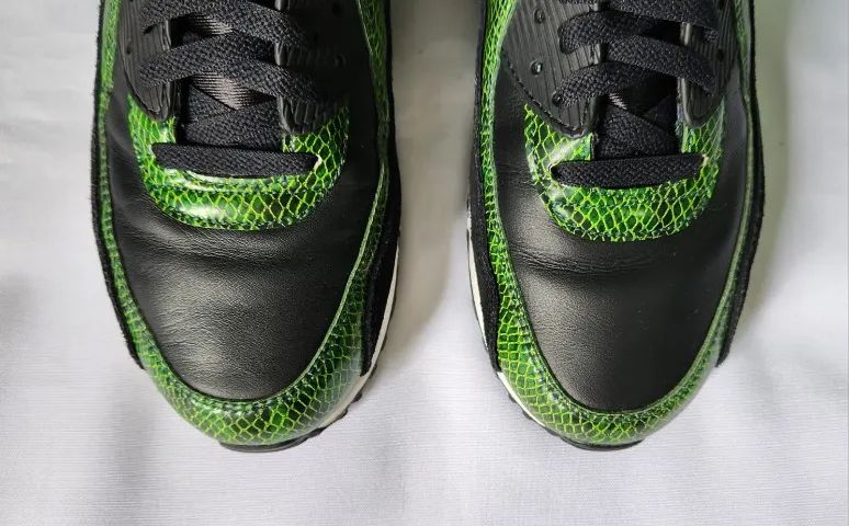 Tenis Nike Air Max 90 Green Python Preto Verde 42 - Foto 2
