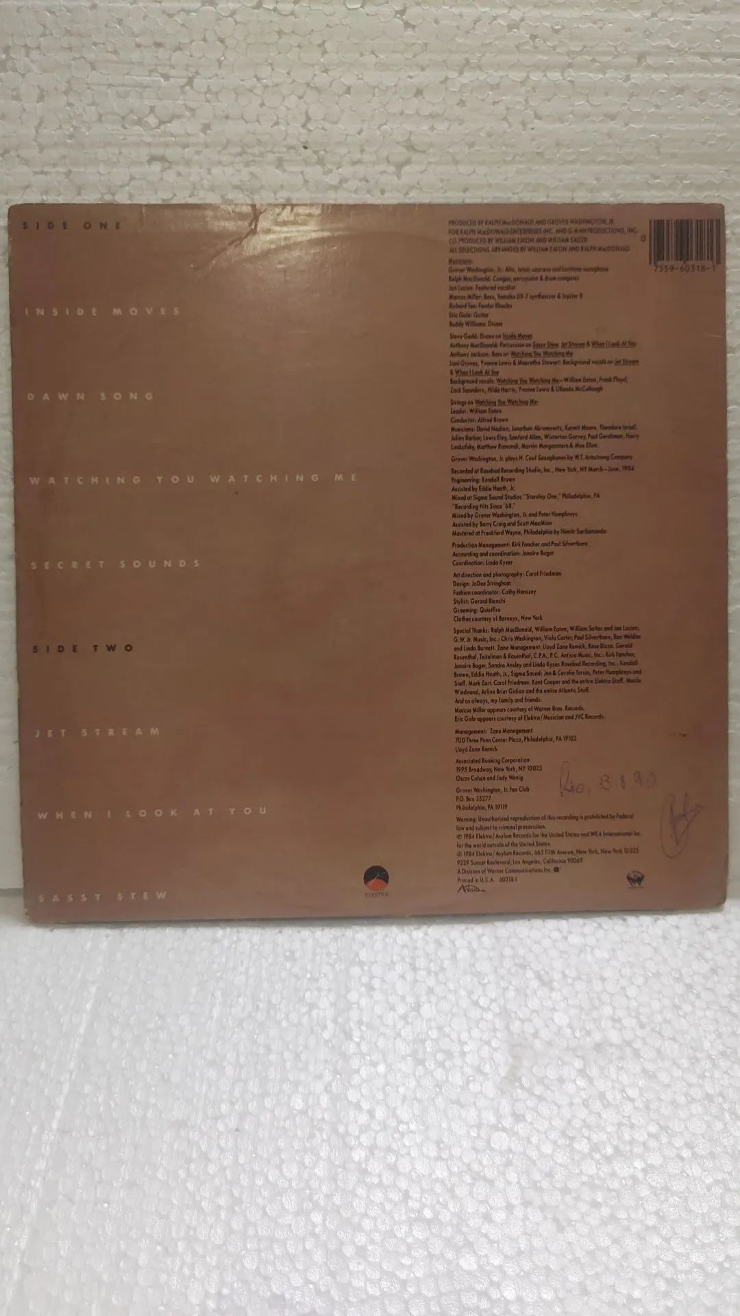 Disco de vinil LP Grover Washington Júnior inside moves - Foto 2