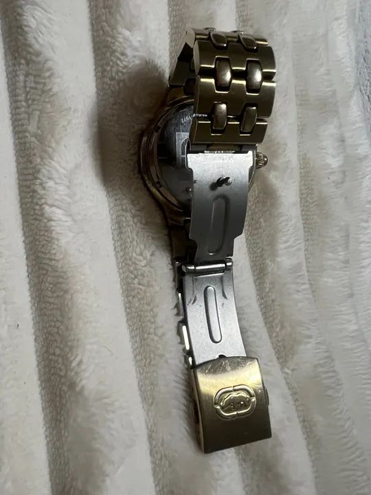 Relógio Marc Ecko Feminino Dourado - Foto 5