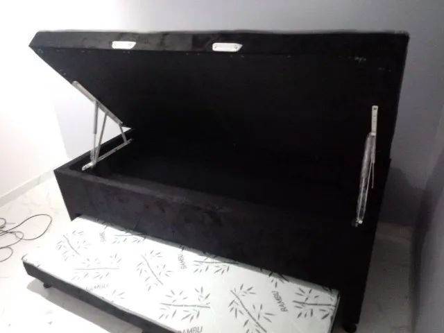 Cama Box Baú Solteirão com Auxiliar Espuma  - Foto 2