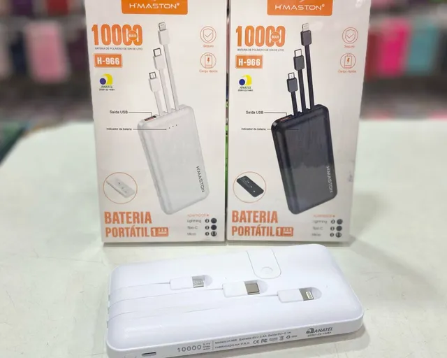 Power bank 10000mah carregador portátil