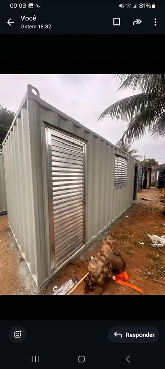 Container escritorio com banheiro ( pague ao receber) parcelo no cartão