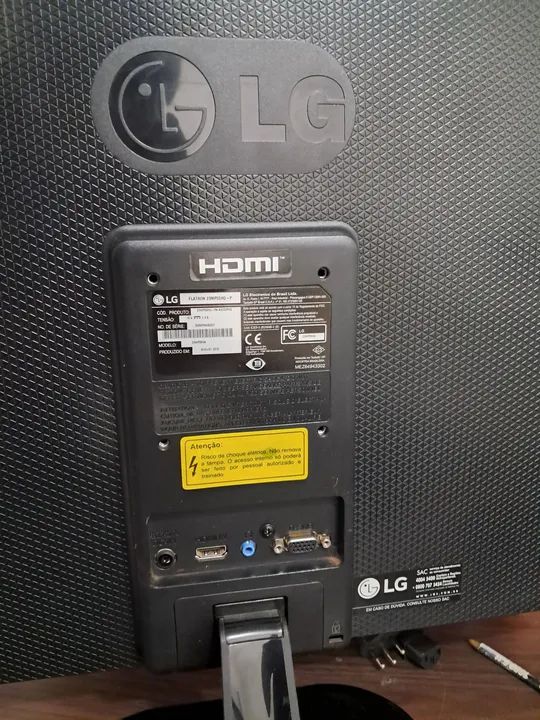 Monitor LG flatron 23" HDMI LED IPS - troco em maior wide - Foto 3