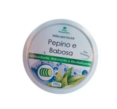 Mascara Facial Pepino E Babosa 250g Vegano Flora Promoç 036