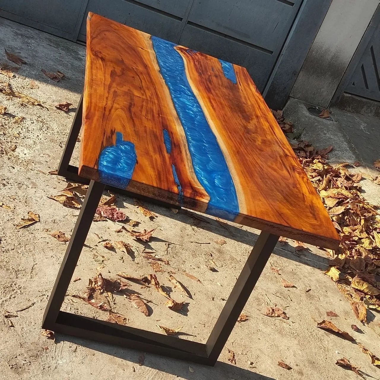 Mesa de Madeira e resina epoxi (Rivertable) - Foto 5