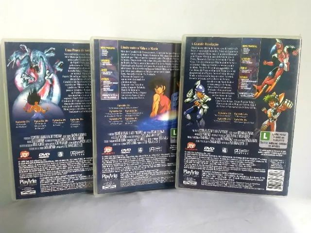 Dvd Os Cavaleiros Do Zodíaco Box 2 - Cavaleiros de Prata - CDs