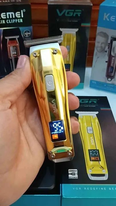 Máquina de cortar cabelo e barba vgr , acabamento , barbeador elétrico