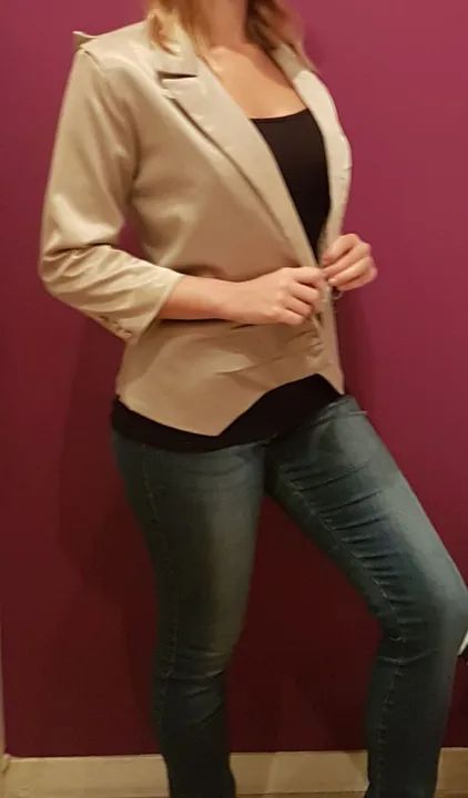 Blazer Curto Rayon Acetinado  - Foto 5