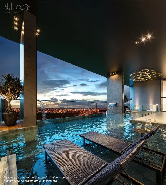 O primeiro com Sky Lounge com piscina com raia aquecida - Foto 4