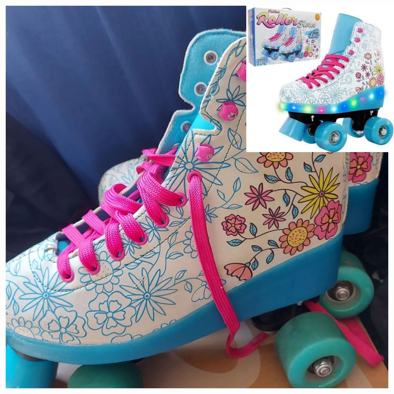 Patins semi novos