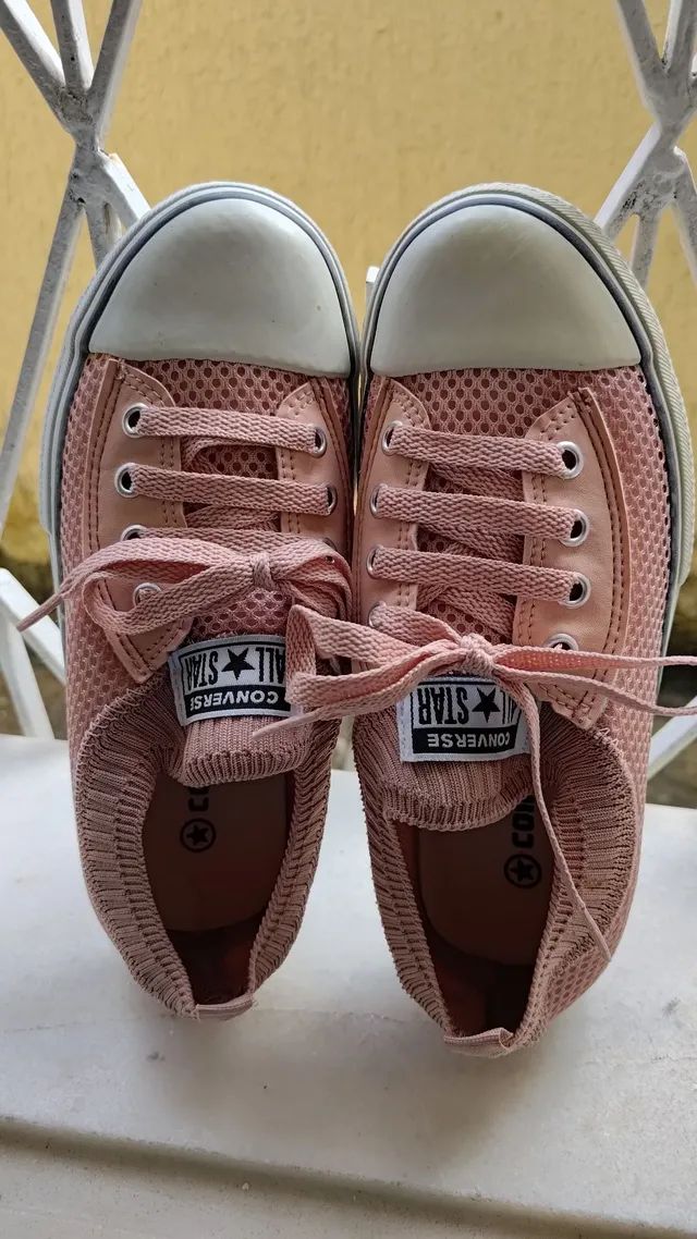 Tênis All Star rosa