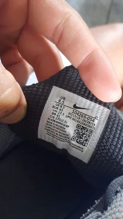 Nike Shox R4 - Cinza e Laranja 42 - Raridade - Calçados - Jardim