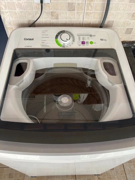 Máquina de lavar cônsul 15kg
