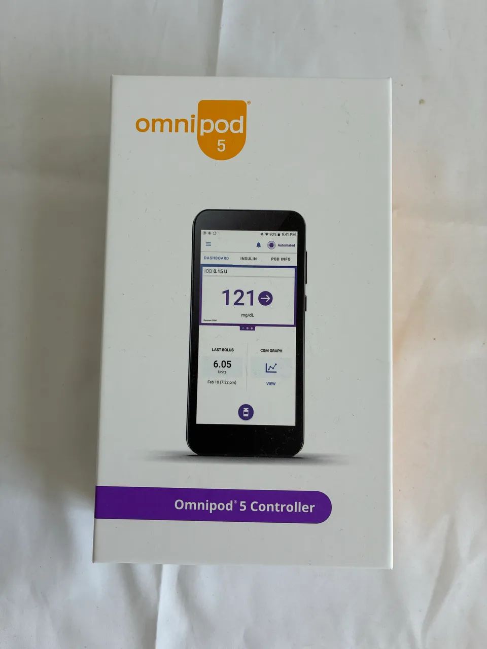 Bomba de insulina omnipod 5