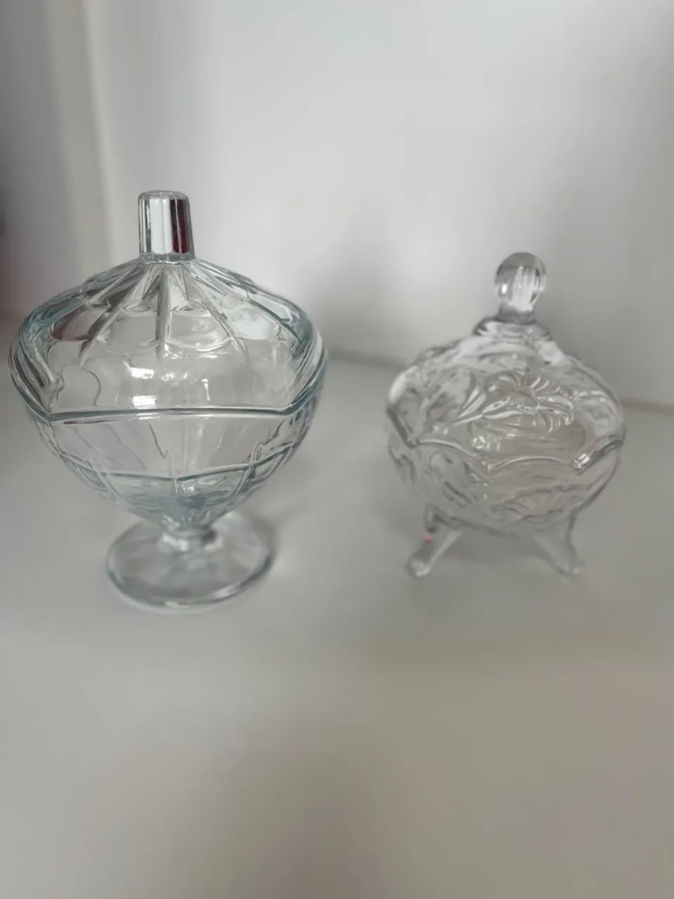 Potes de Vidro - 2 unidades 