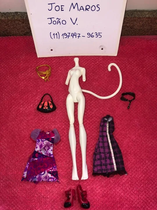 (Preços variados) Acessórios Monster high e ever after high