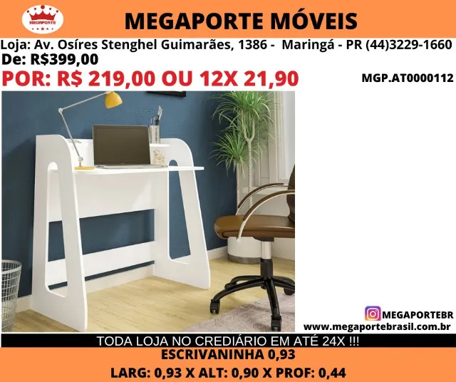 Escrivaninha Simples 0,93cm