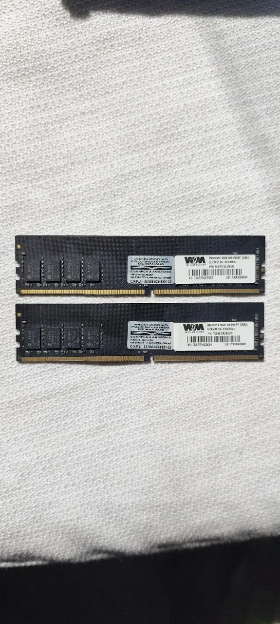 Memória RAM Wom DDR4 16GB 3200mhz