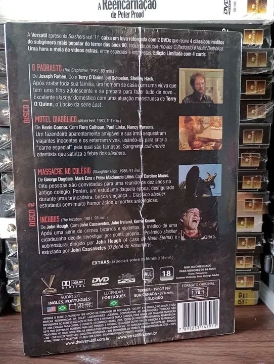 Slashers 11: 4 Clássicos do Gênero - DVD - Foto 2