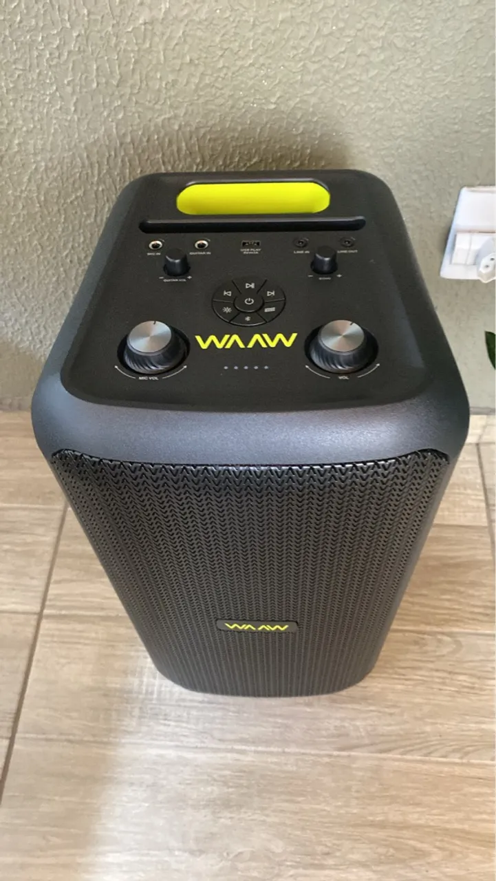 Caixa de Som Portátil WAAW alok infinite 200 valor 1550 reais
