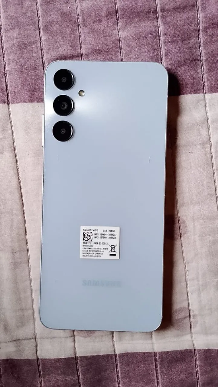 Vendo Samsung A05S 6GB de RAM e 128GB de memória