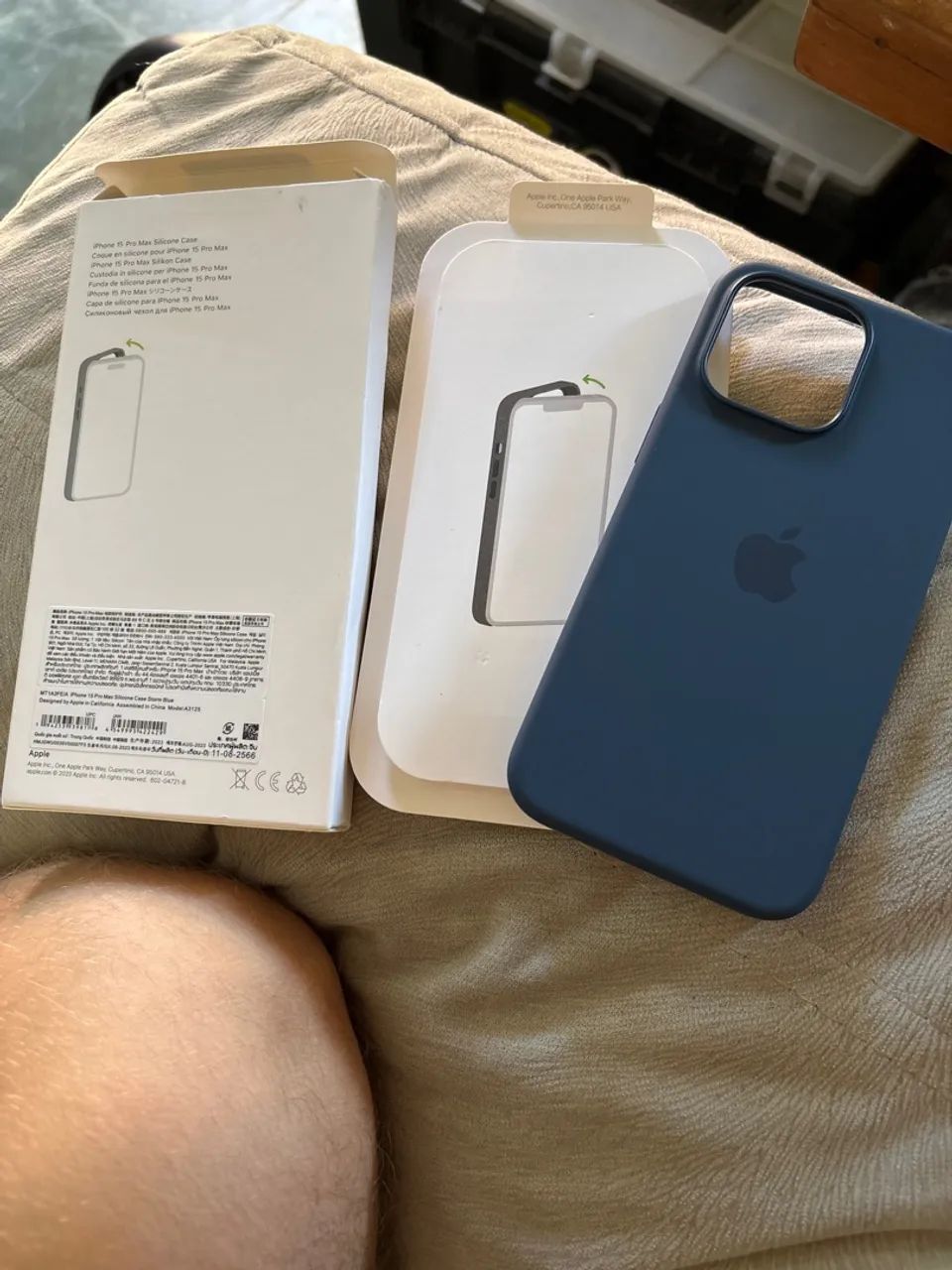 Capa de Silicone original para Iphone 15 pro max  - Foto 3