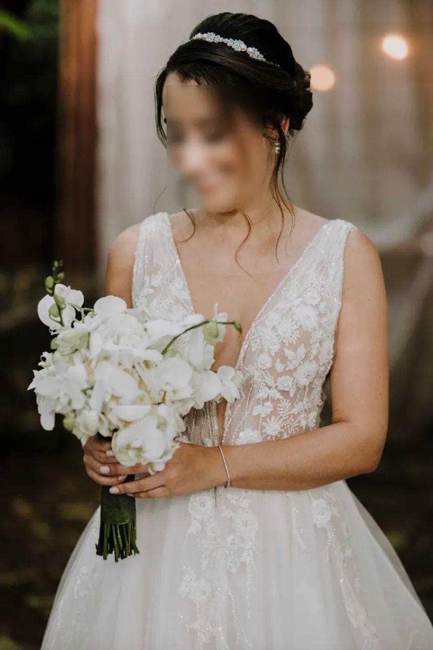 Lindo vestido de noiva  - Foto 4