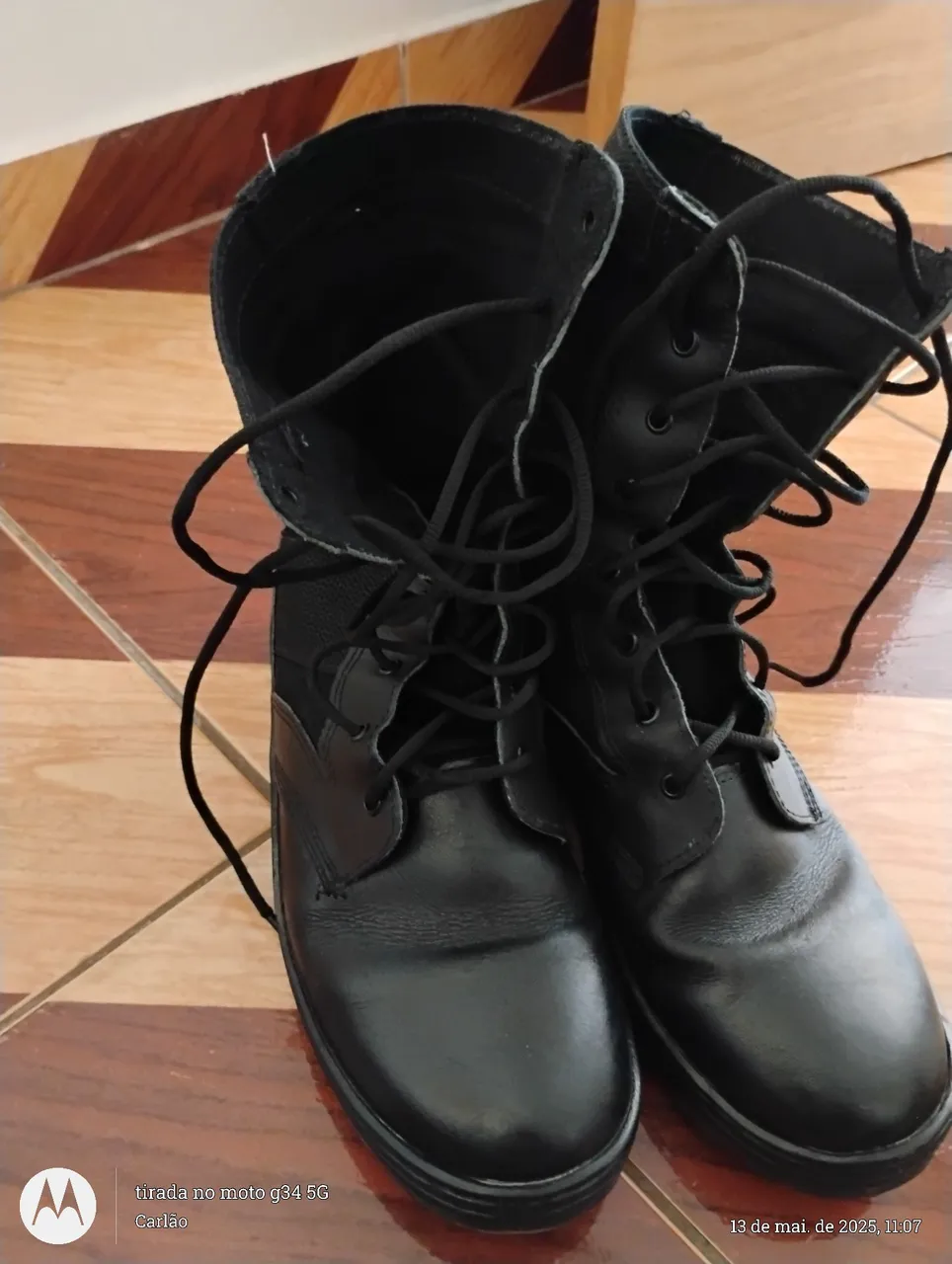 Botas de Segurança Preta número 40