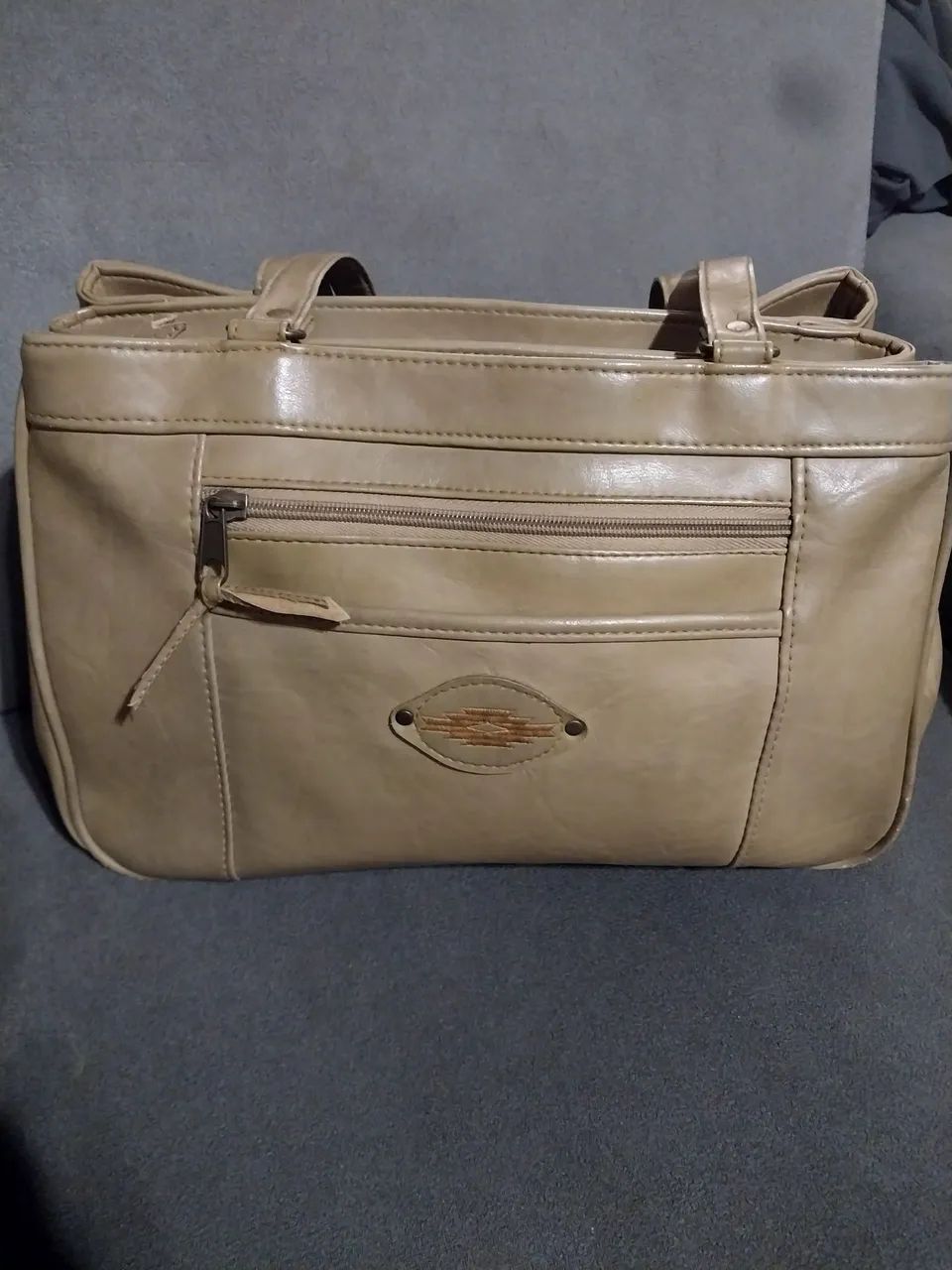 Bolsa de ombro bege