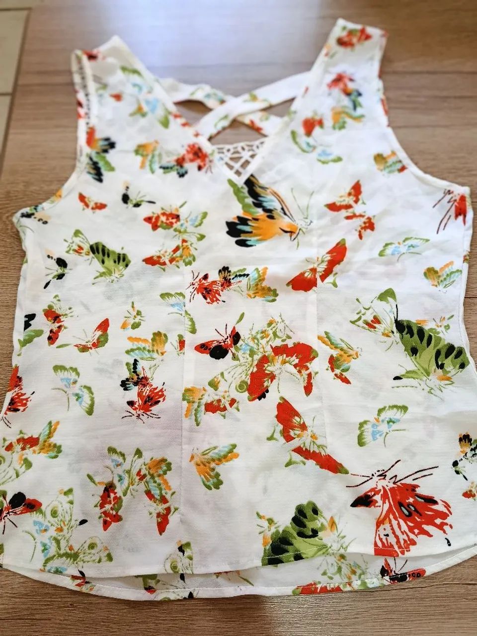 Blusa com renda moça de pano conservada  - Foto 2