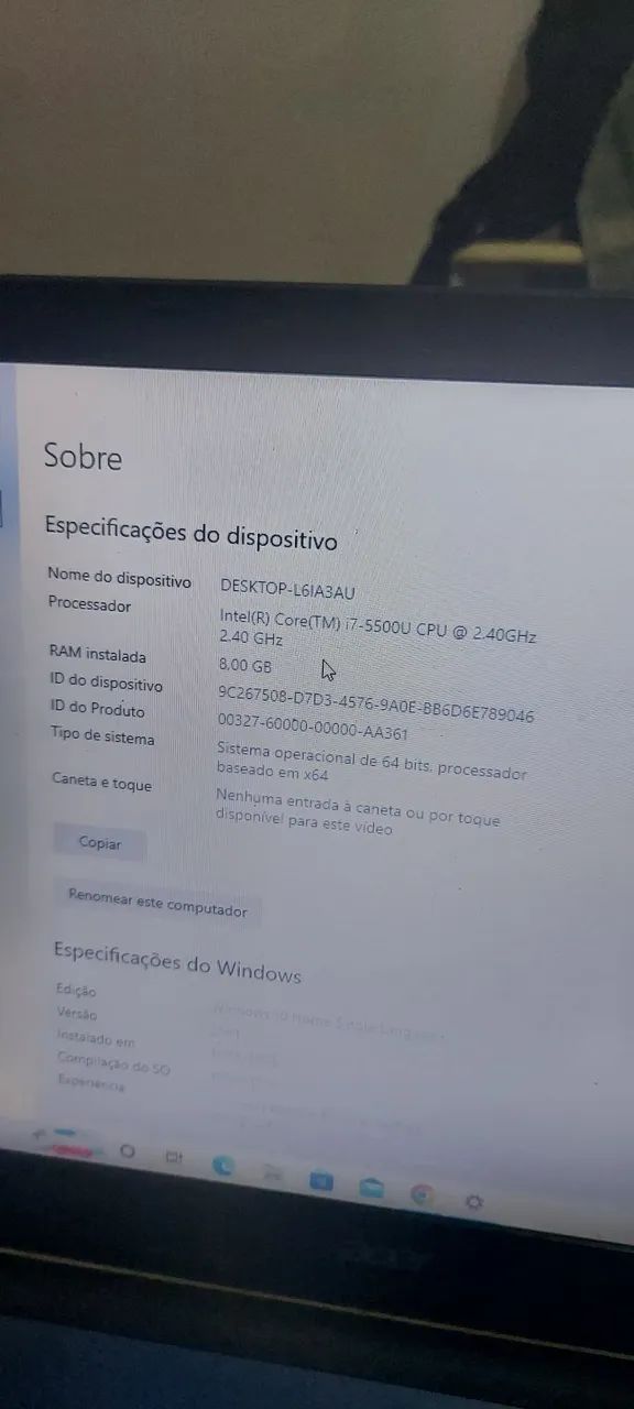 Notebook Compacto para Jogos e Trabalho - Foto 4