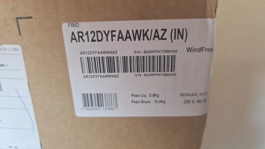LACRADO - Ar Condicionado Samsung WindFree AI Wi-Fi 12000 (12 mil) Btus AR12DYFAAWK 220v - Foto 2