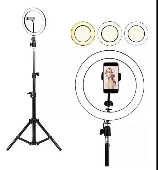 ring light 10 polegadas com tripe *NOVA*
