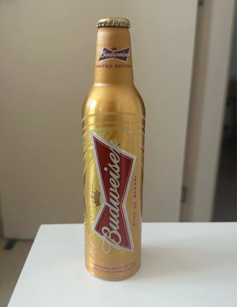 garrafa budweiser - copa do mundo futebol, 2014 - Hobbies e
