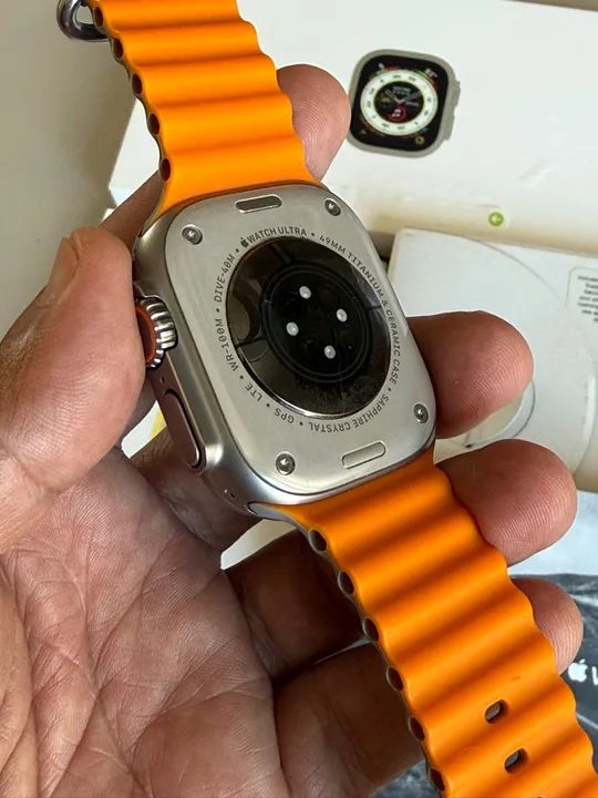 Apple Watch ultra novíssimo completo com caixa e tudo - Foto 4