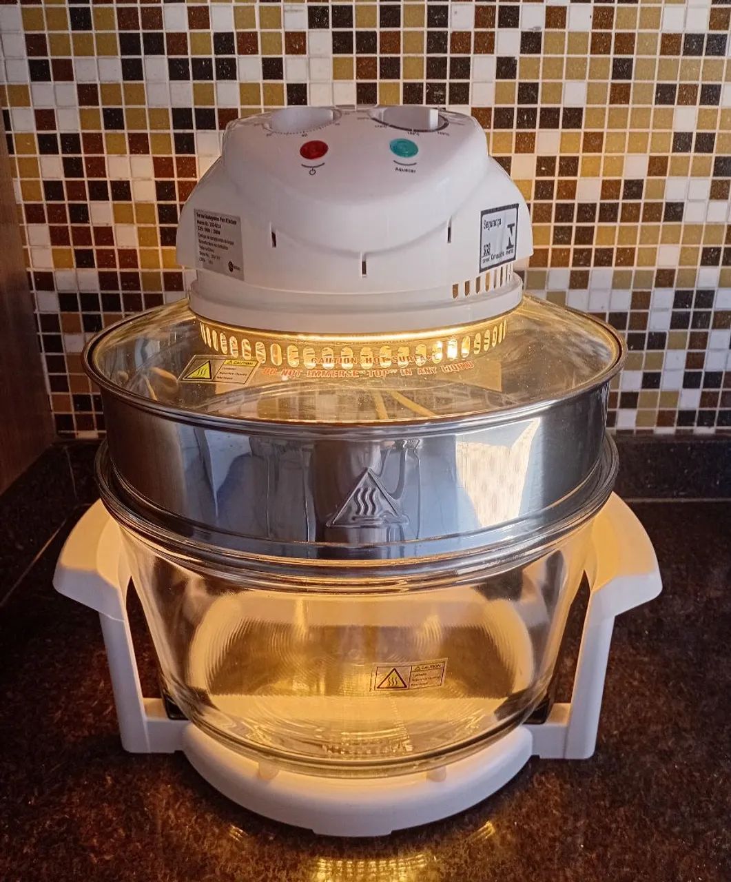 Forno Halogeneo Fun Kitchen para uso culinária ou baby reborn