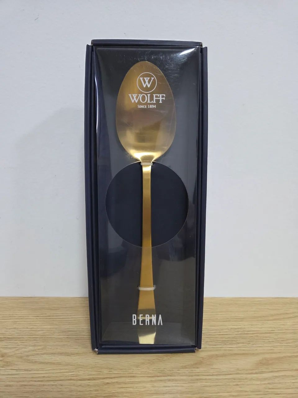 Conjunto de talheres de servir da Wolff modelo Berna dourado - 5 peças novas - Foto 4