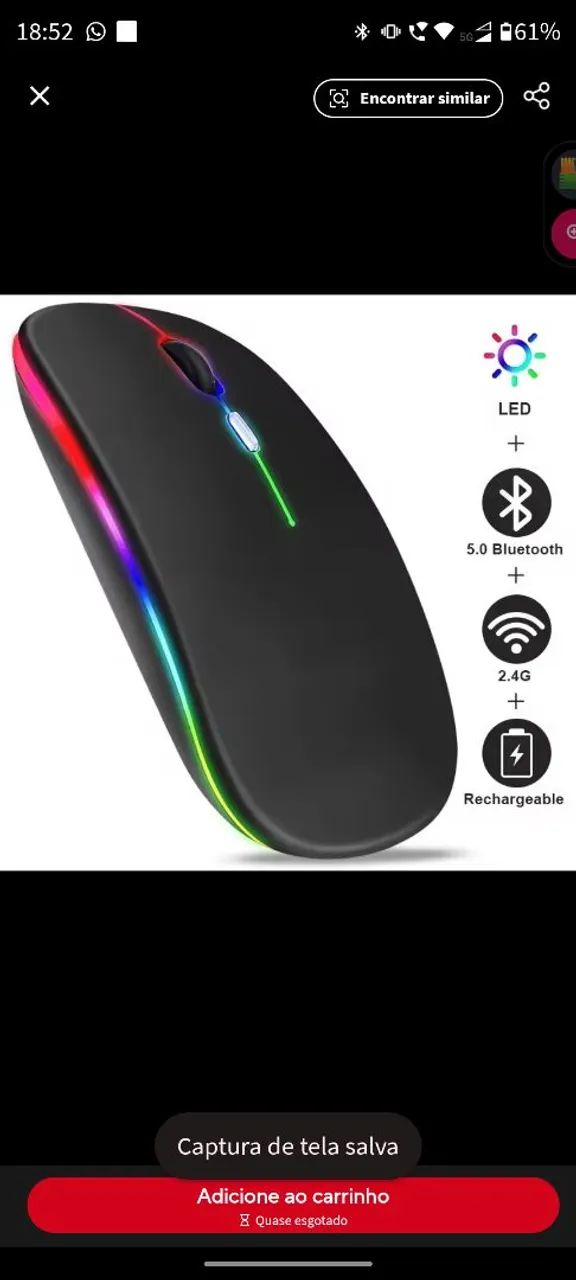 Mouse sem fio - Foto 3