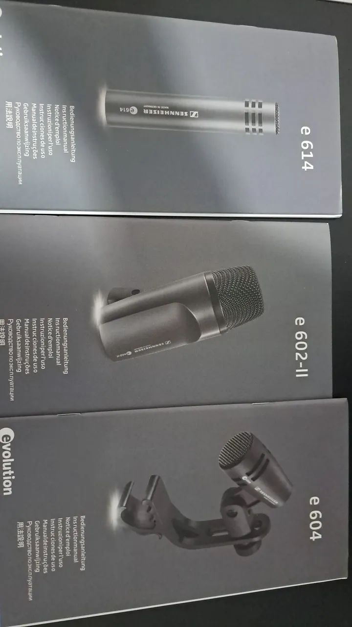 Kit de microfone Shennheiser pra bateria  - Foto 4