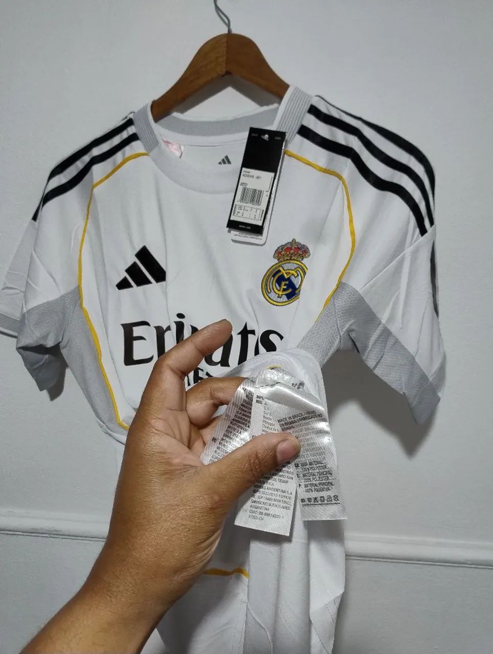 Camisa Real Madrid Adidas 25/26 - Foto 4