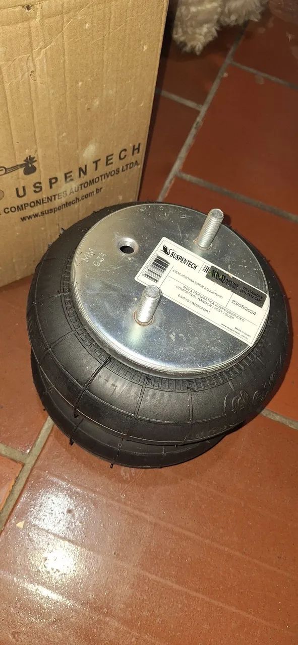 Bolsa de ar eixo suspensor