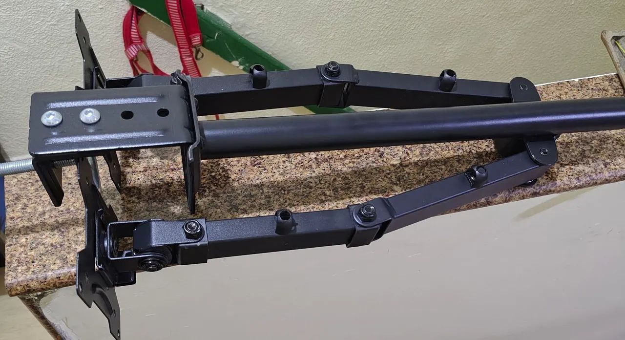 Suporte para Monitor Duplo Articulado com Gestão de Cabos - Foto 4