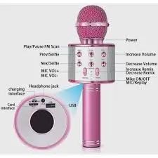Microfone Youtuber C/ Caixa De Som Spaker Grava E Muda Voz