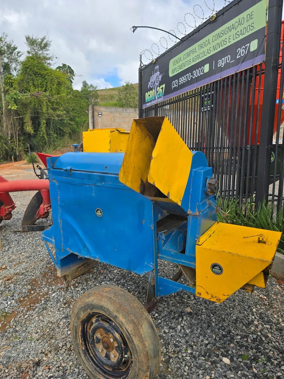 Debulhador de cereais bc 80 nogueira para trator  - Foto 4