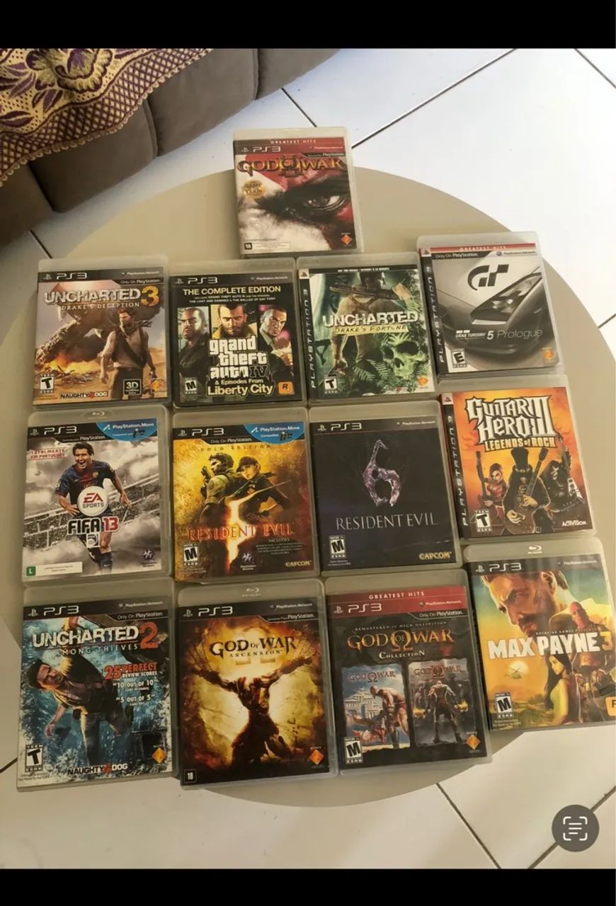 Ps3 super slim com jogos originais  - Foto 2