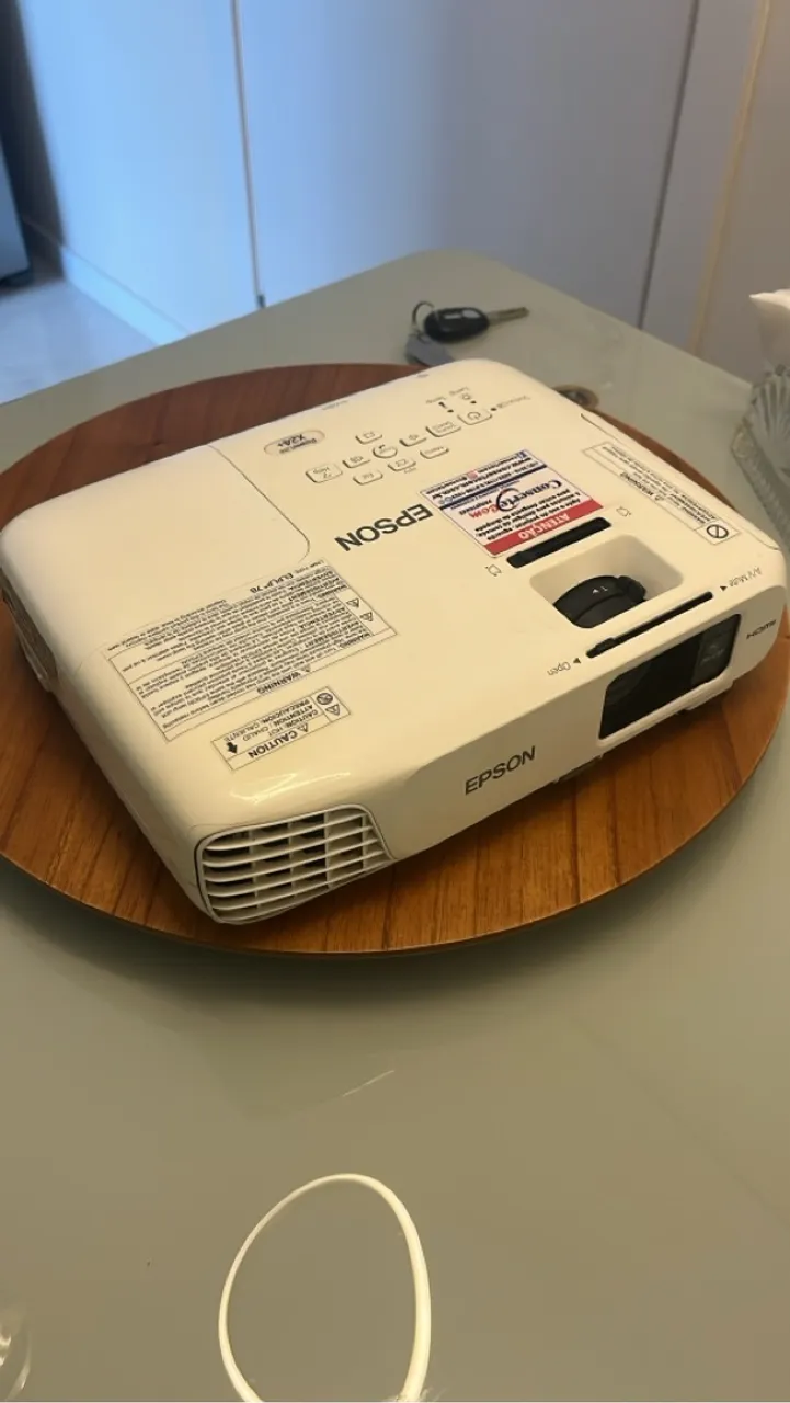 Projetor Epson PowerLite X24+ 3500lm branco